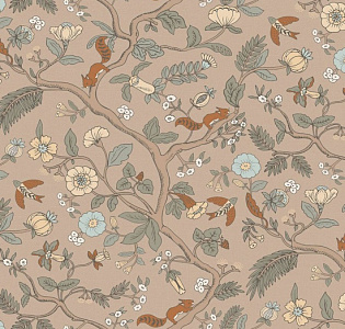 Loymina Загадочный лес IMG7 002/1 для кухни для детской для спальни для гостиной для кабинета для загородного дома для комнаты серо-бежевый капучино